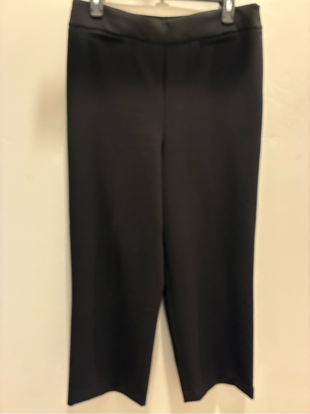 Talbots Black Cropped Straight-Leg Pants